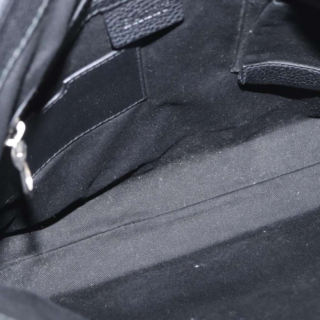 Bally Vintage Shoulder Bag Black Leather Good condition - Box View