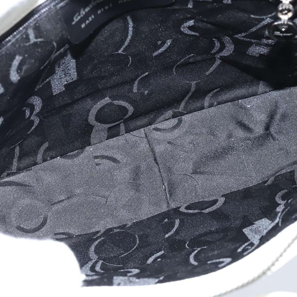 Salvatore Ferragamo Gancini handbag White Leather Good condition - Box View