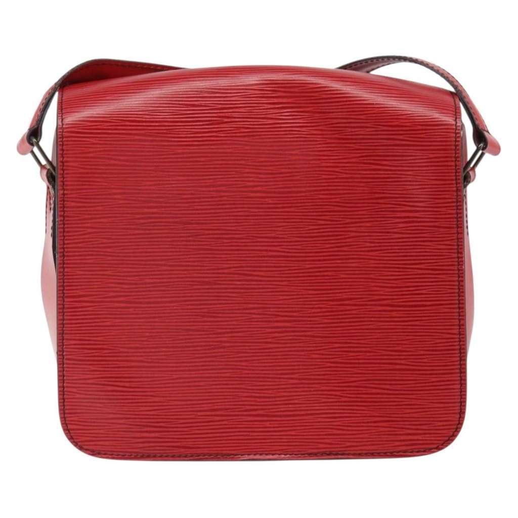 Louis Vuitton Cartouchiere Handbag Red Leather Fair condition - Back View
