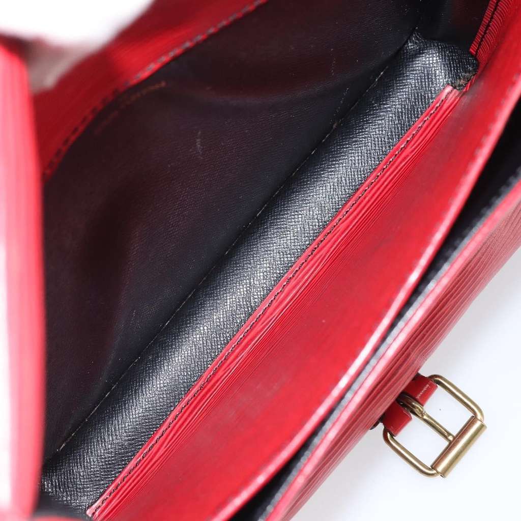 Louis Vuitton Cartouchiere Handbag Red Leather Fair condition - Box View