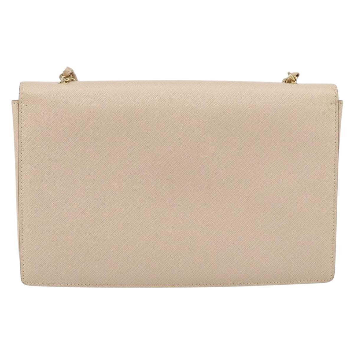 Salvatore Ferragamo Vala Chain Shoulder bag Pink Leather Good condition - Back View