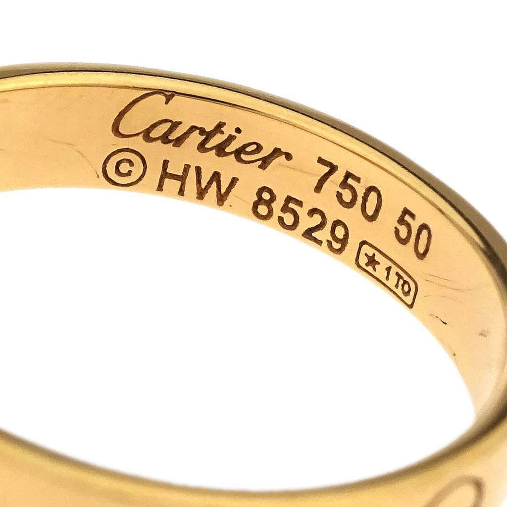 Cartier Love Band Ring Gold Good condition - Inside View