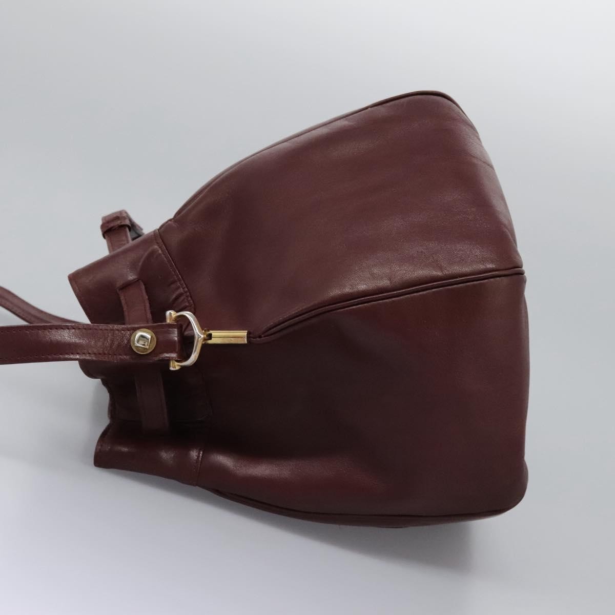 Cartier Must de cartier bag Burgundy Leather Good condition - Inside View