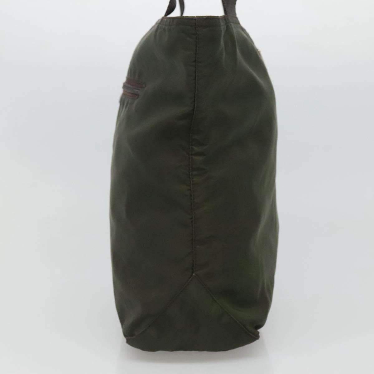 Prada Vintage Convertible Zip Tote Khaki Good condition - Inside View