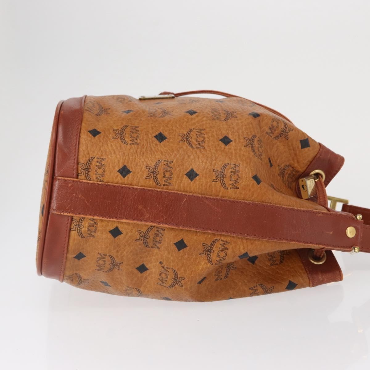 Mcm Visetos Shoulder bag Brown Canvas Good condition - Inside View