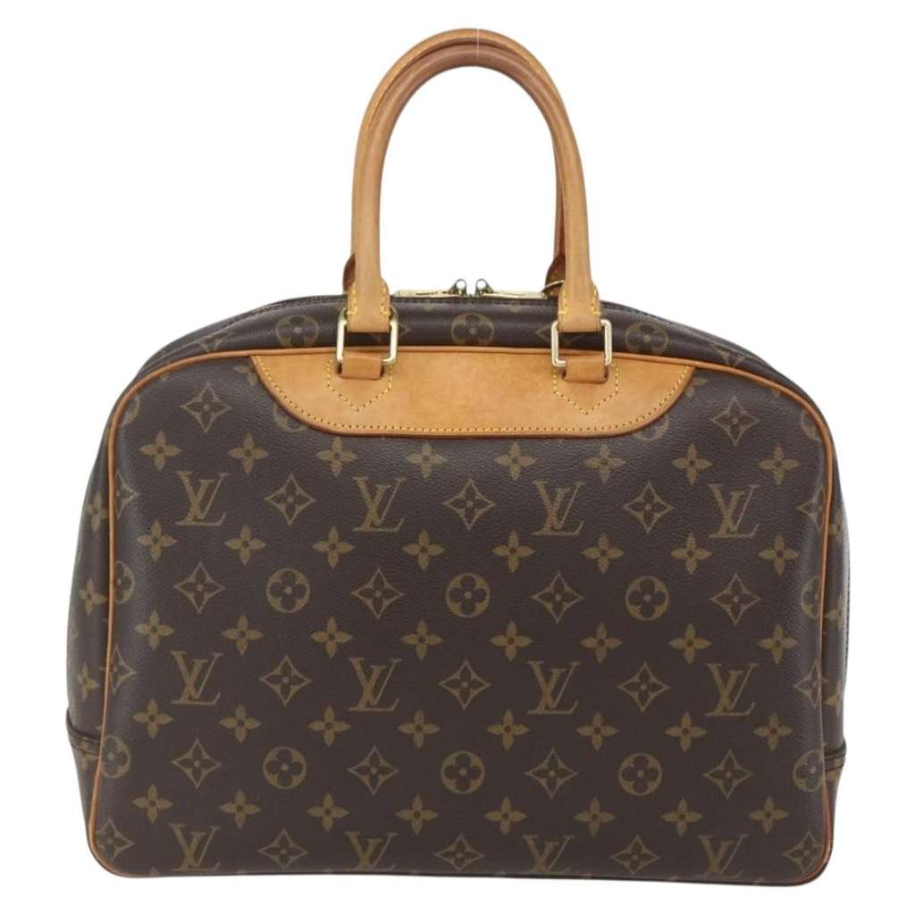 Louis Vuitton Deauville Handbag Brown Canvas Fair condition - Back View