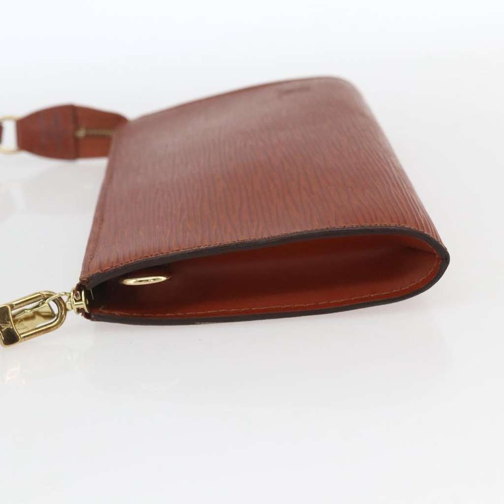 Louis Vuitton Pochette Accessoires Brown Leather Good condition - Inside View