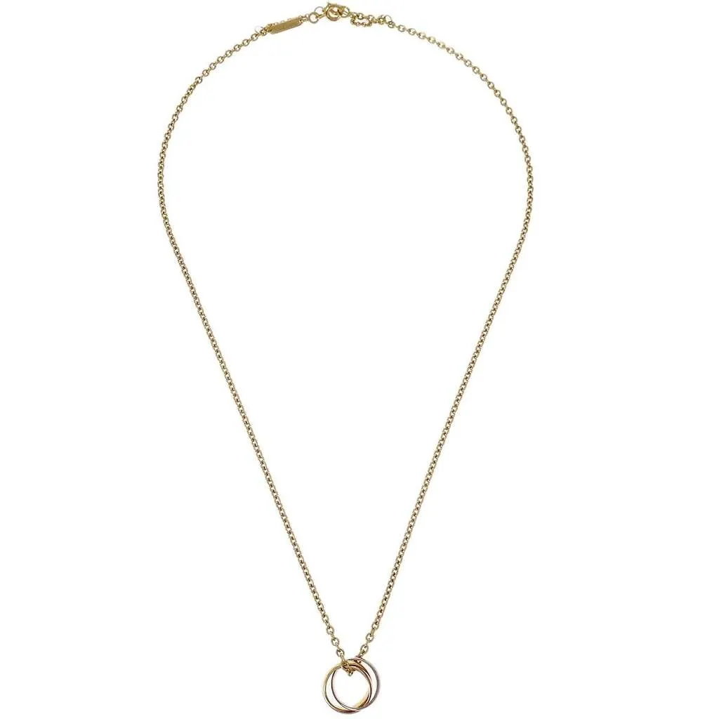Cartier Trinity Pendant Necklace Gold Gold Good - Front View