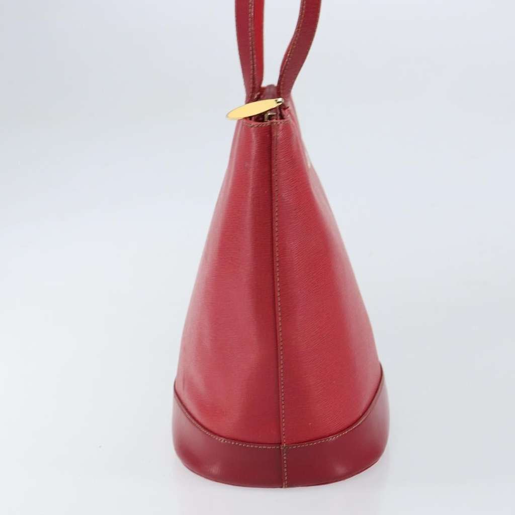 Burberry Vintage tote bag Red Leather Good condition - Inside View