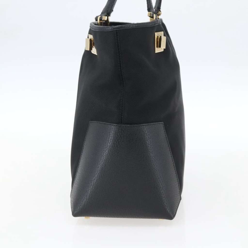 Salvatore Ferragamo Tote Bag Black Canvas Good condition - Inside View