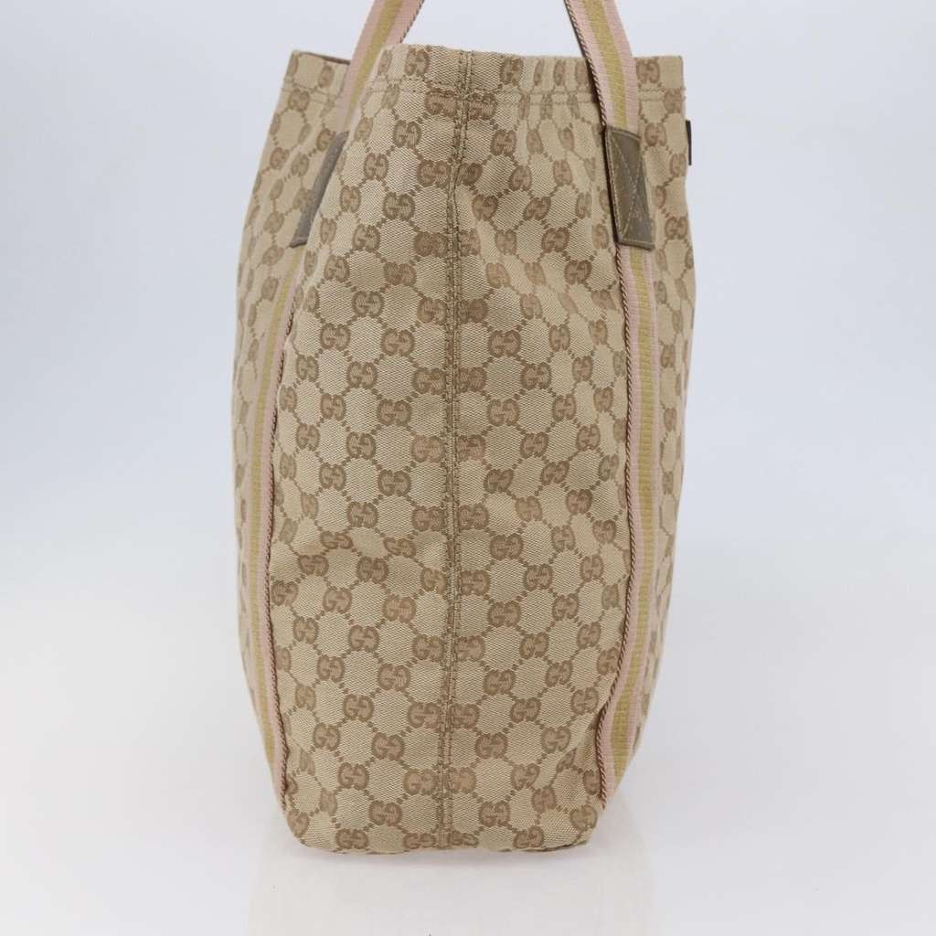 Gucci Original Web Tote Beige Canvas Good condition - Inside View