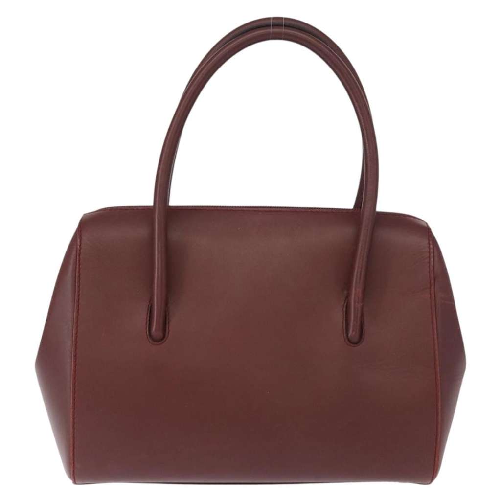 Cartier Must De Cartier Burgundy Leather Good condition - Back View