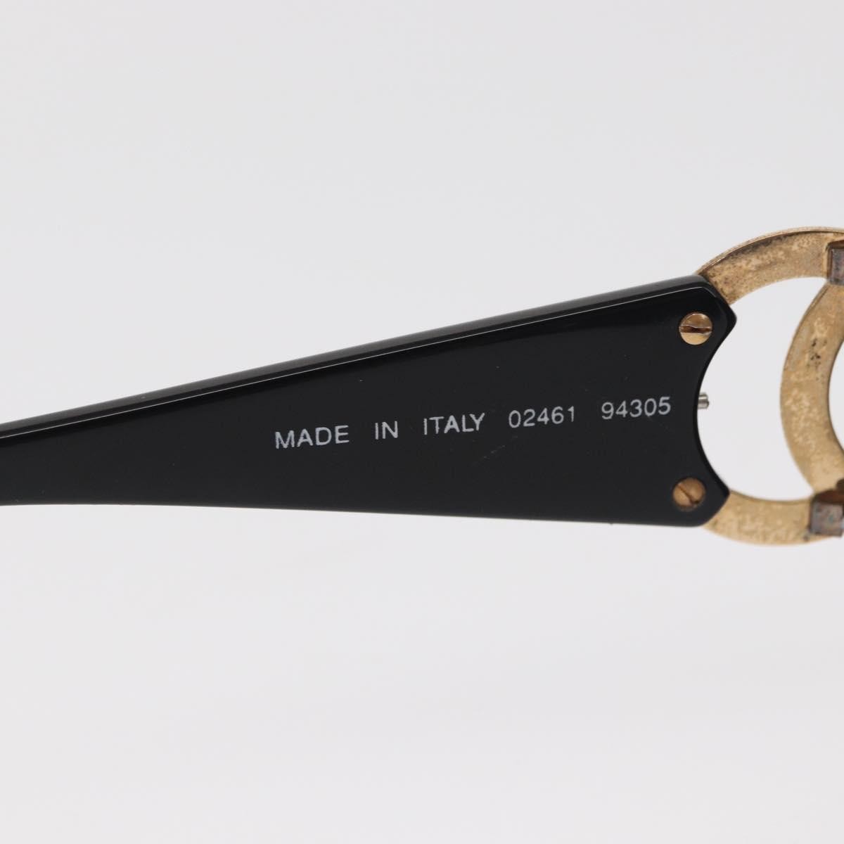 Chanel Logo CC Sunglasses Black Plastic Good condition - Box View