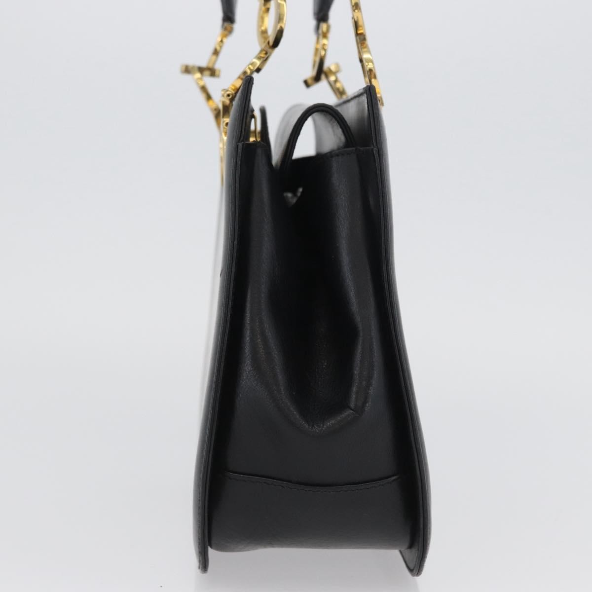 Salvatore Ferragamo Gancini handbag Black Leather Good condition - Inside View