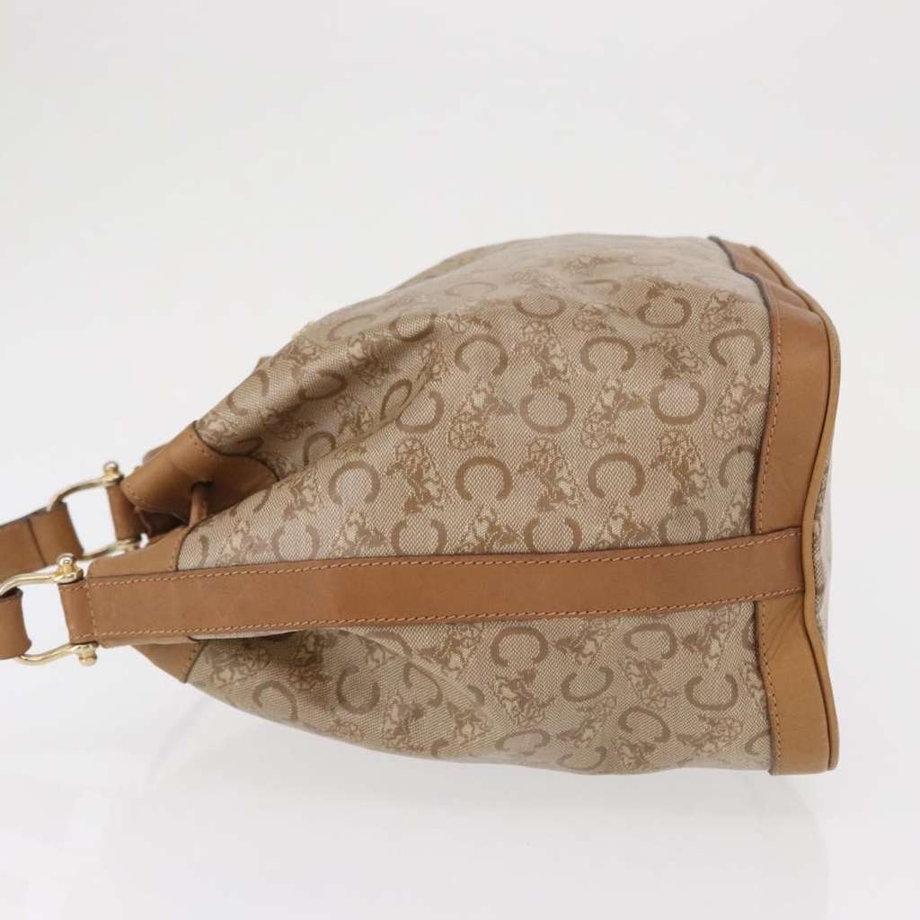 Celine C Macadam Shoulder bag Beige Fair condition - Model View