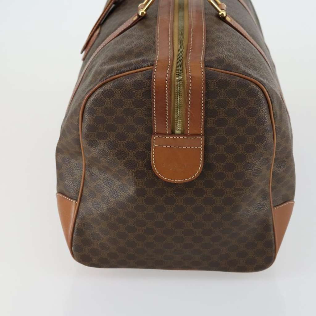 Celine Vintage Macadam Boston bag Brown Fair condition - Inside View