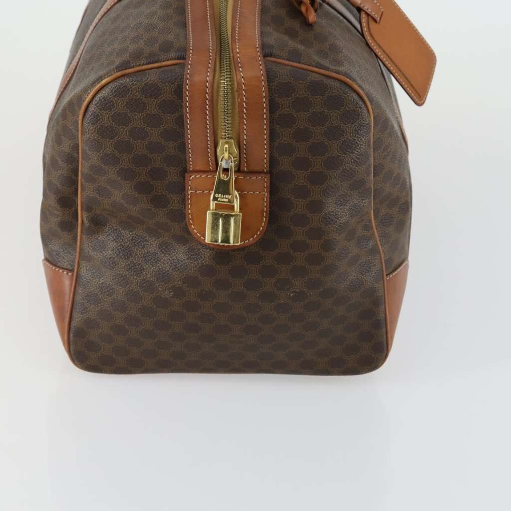 Celine Vintage Macadam Boston bag Brown Fair condition - Model View