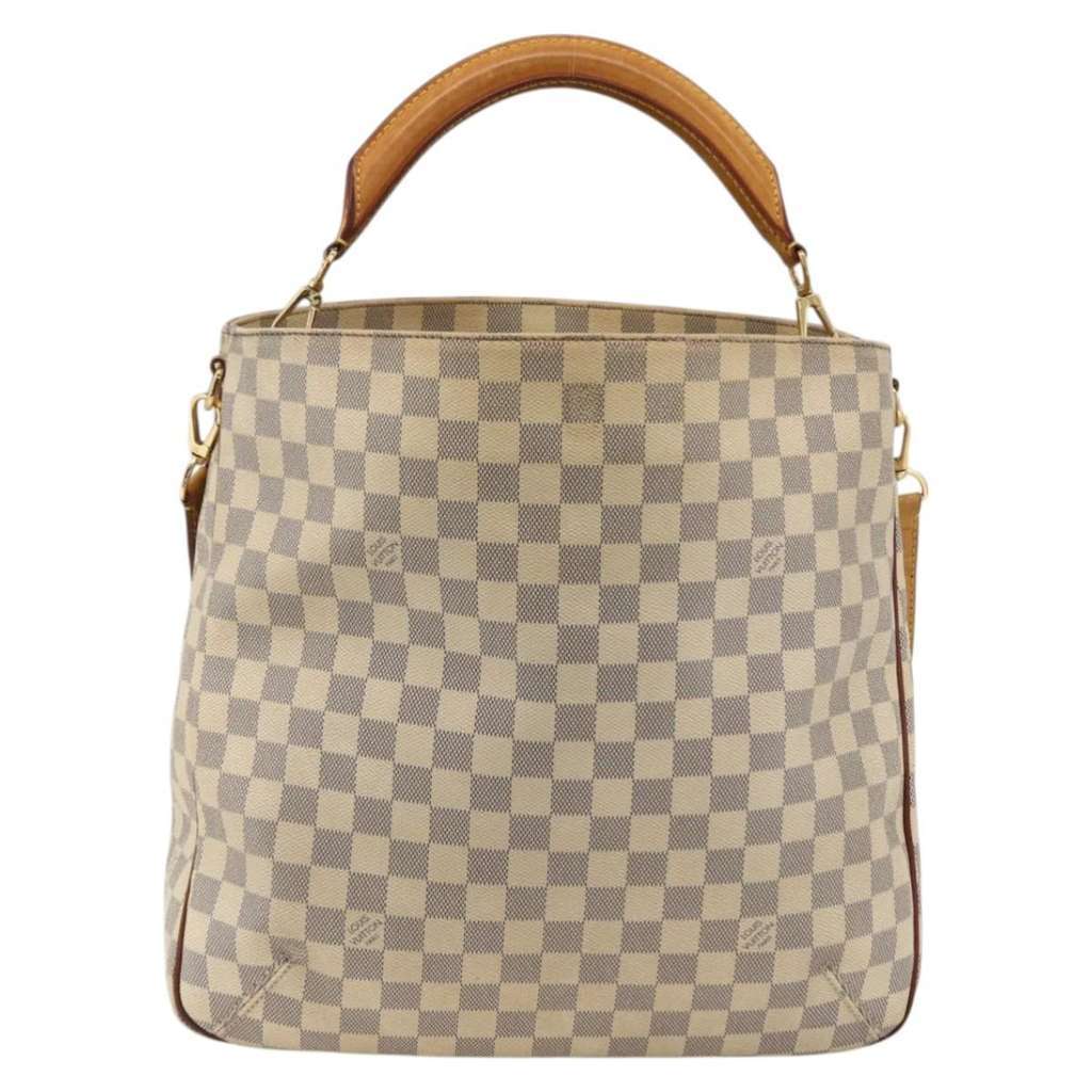 Louis Vuitton Soffi Handbag Beige Canvas Fair condition - Back View