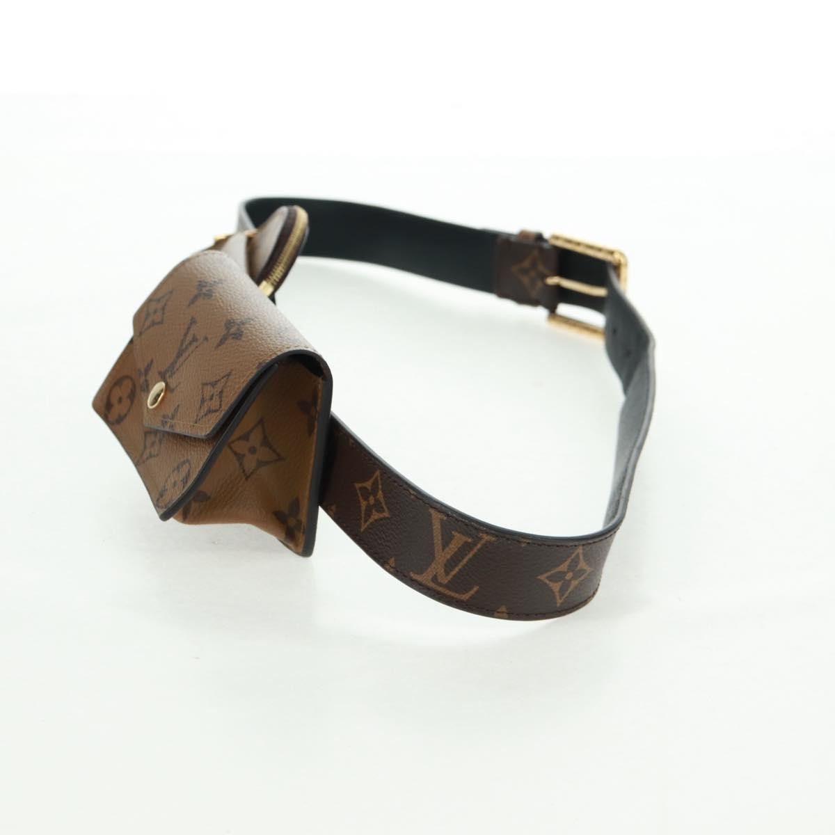 Louis Vuitton Daily Multi Pocket Belt Brown Canvas Good condition - Model View