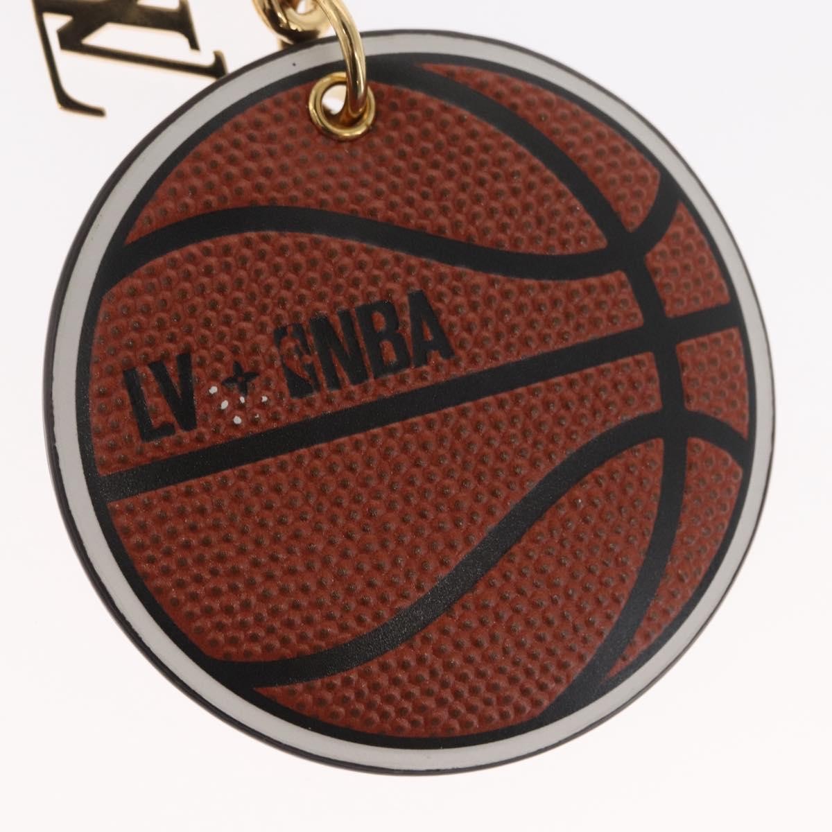 Louis Vuitton LV x NBA Basketball Bag Charm and Key Holder Brown Canvas Good condition - Inside View