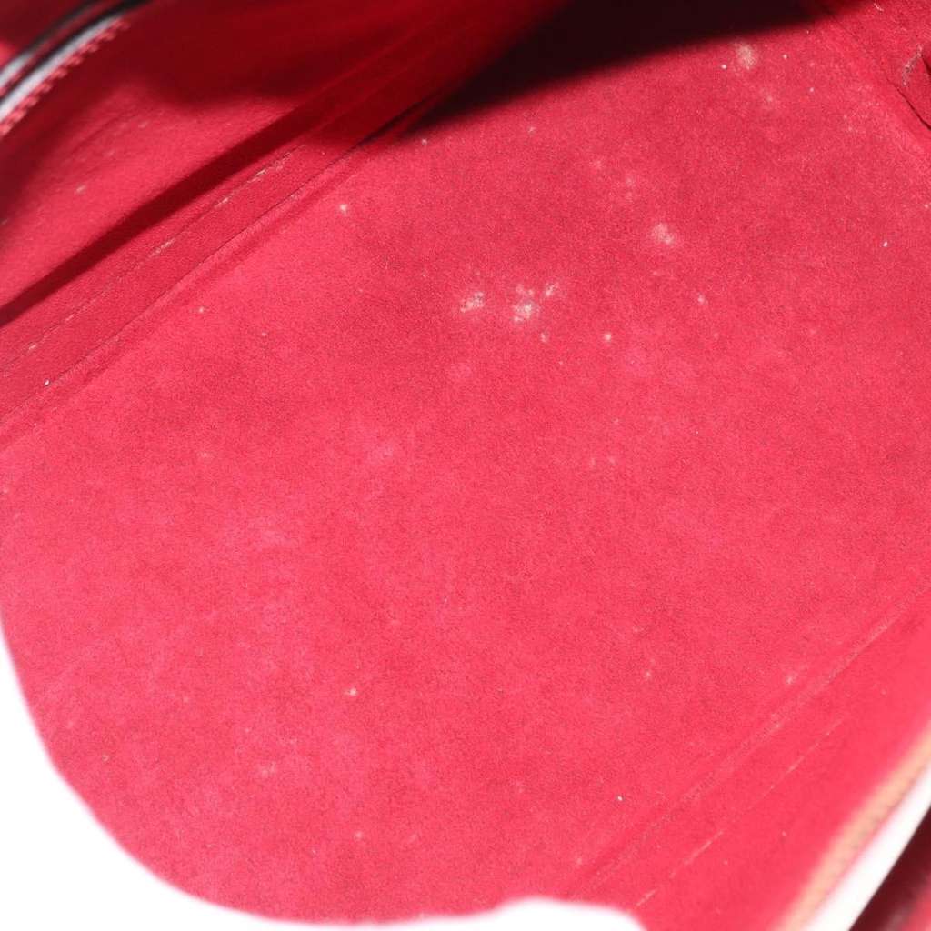 Louis Vuitton Alma Handbag Red Leather Fair condition - Box View