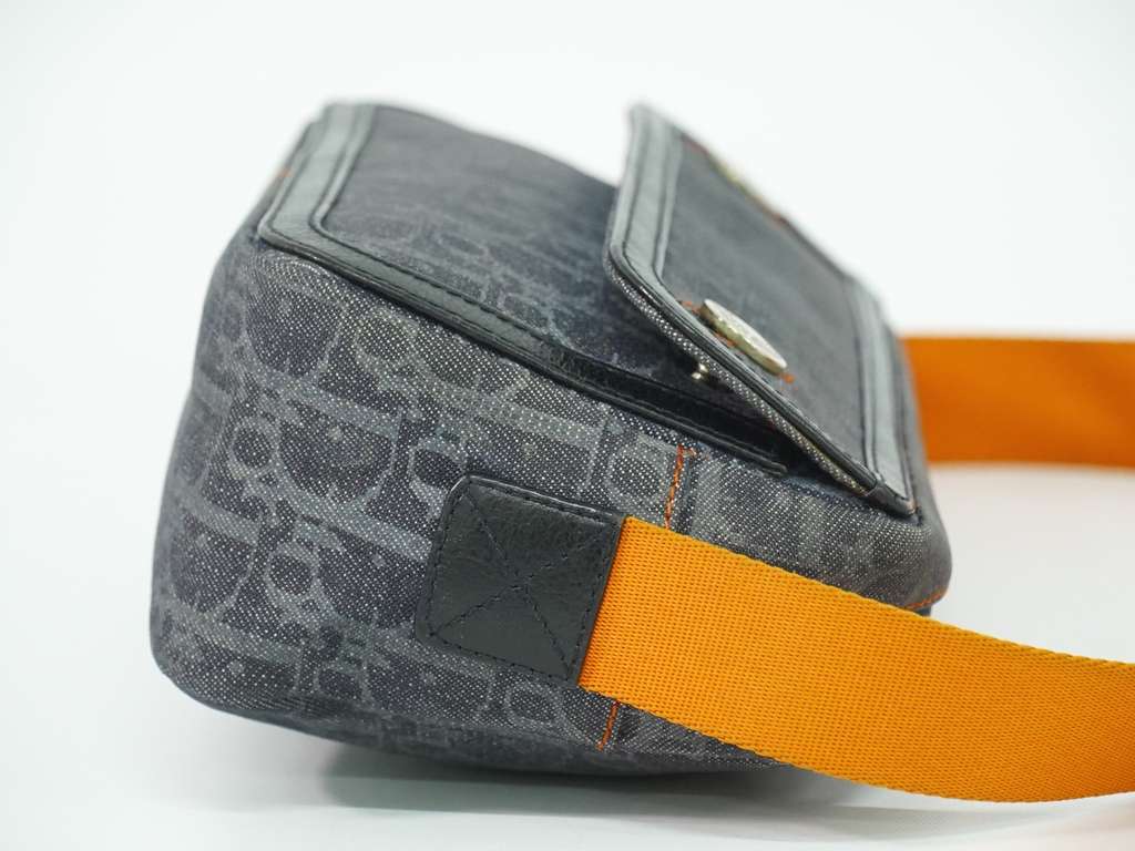 Christian Dior Flight Shoulder Bag Navy Good condition - Inside View