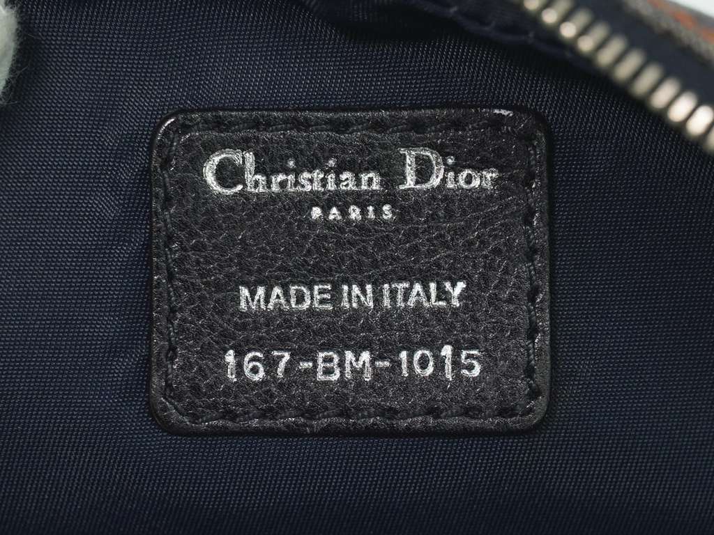 Christian Dior Flight Shoulder Bag Navy Good condition - Box View