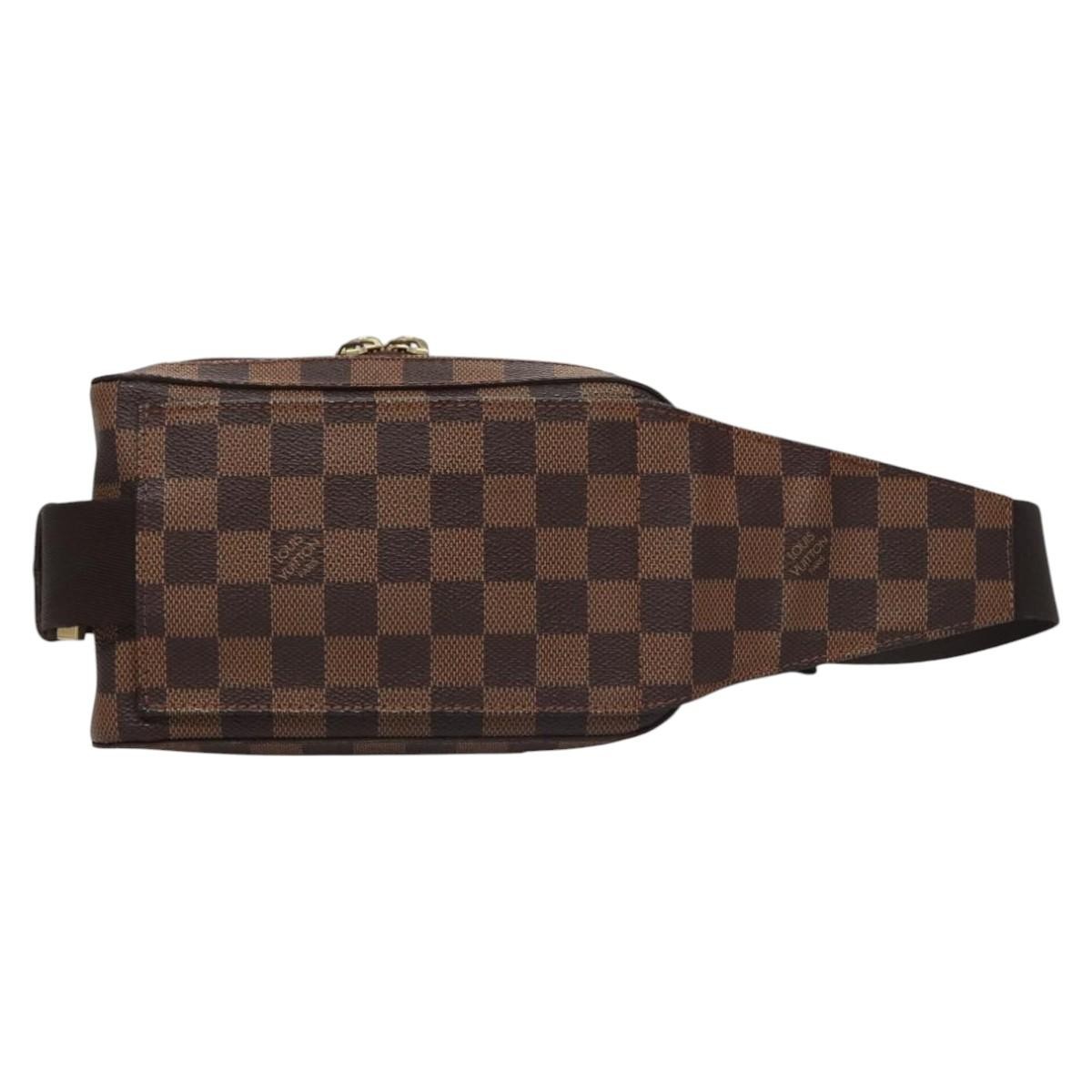 Louis Vuitton Geronimos Waist Bag Brown Canvas Good condition - Back View