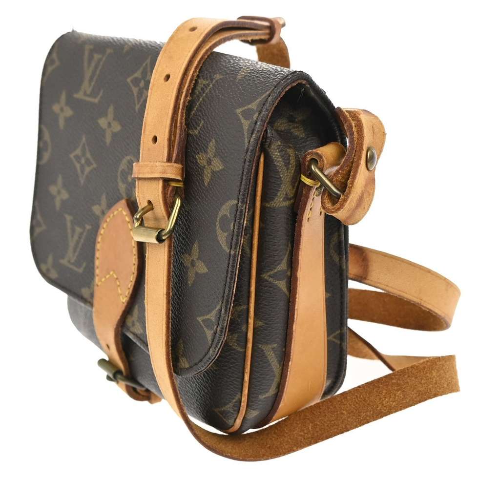 Louis Vuitton Cartouchiere Handbag Brown Canvas Fair condition - Inside View