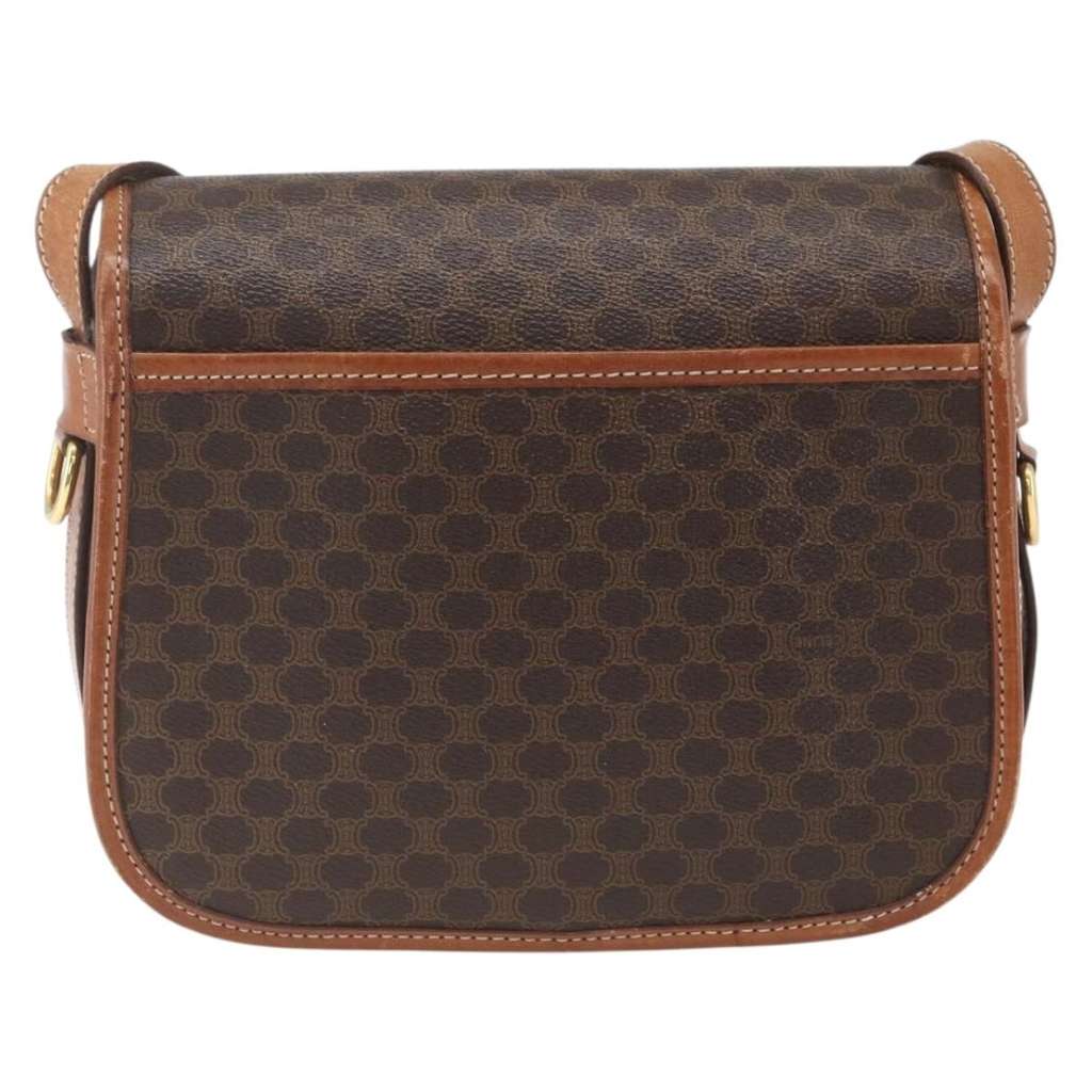 Celine Macadam Shoulder Bag Brown Good condition - Back View