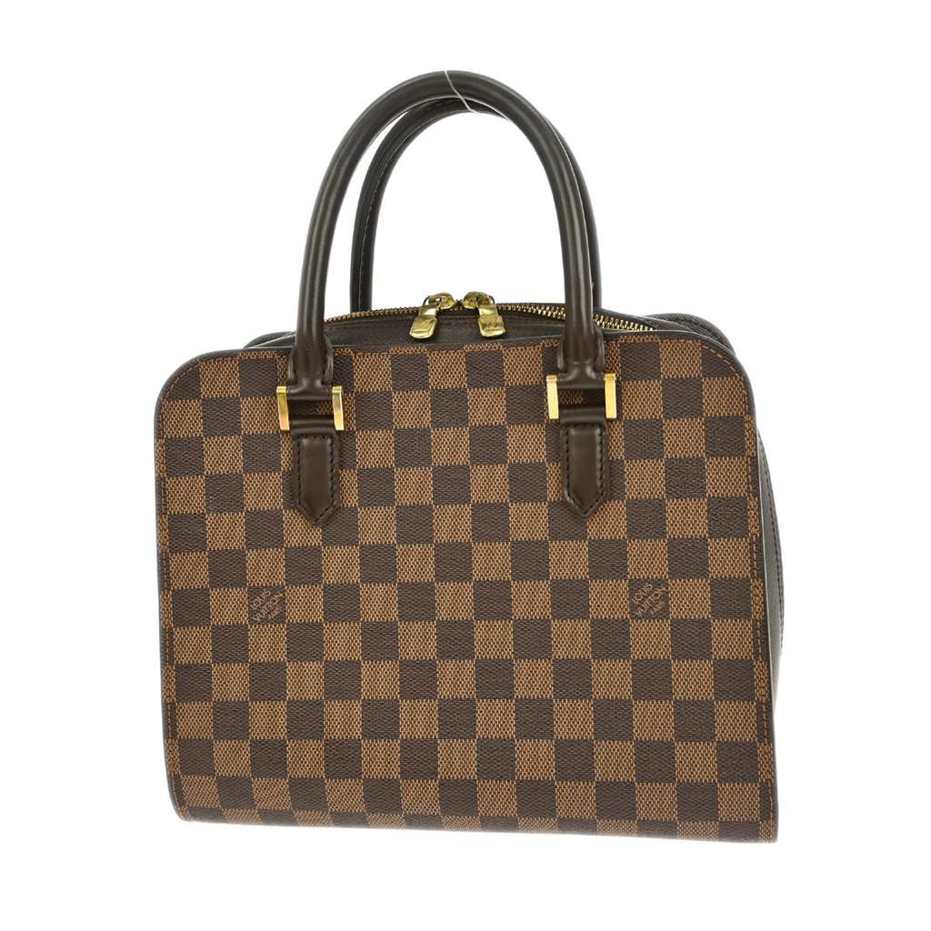 Louis Vuitton Triana Bag Brown Canvas Good condition - Back View