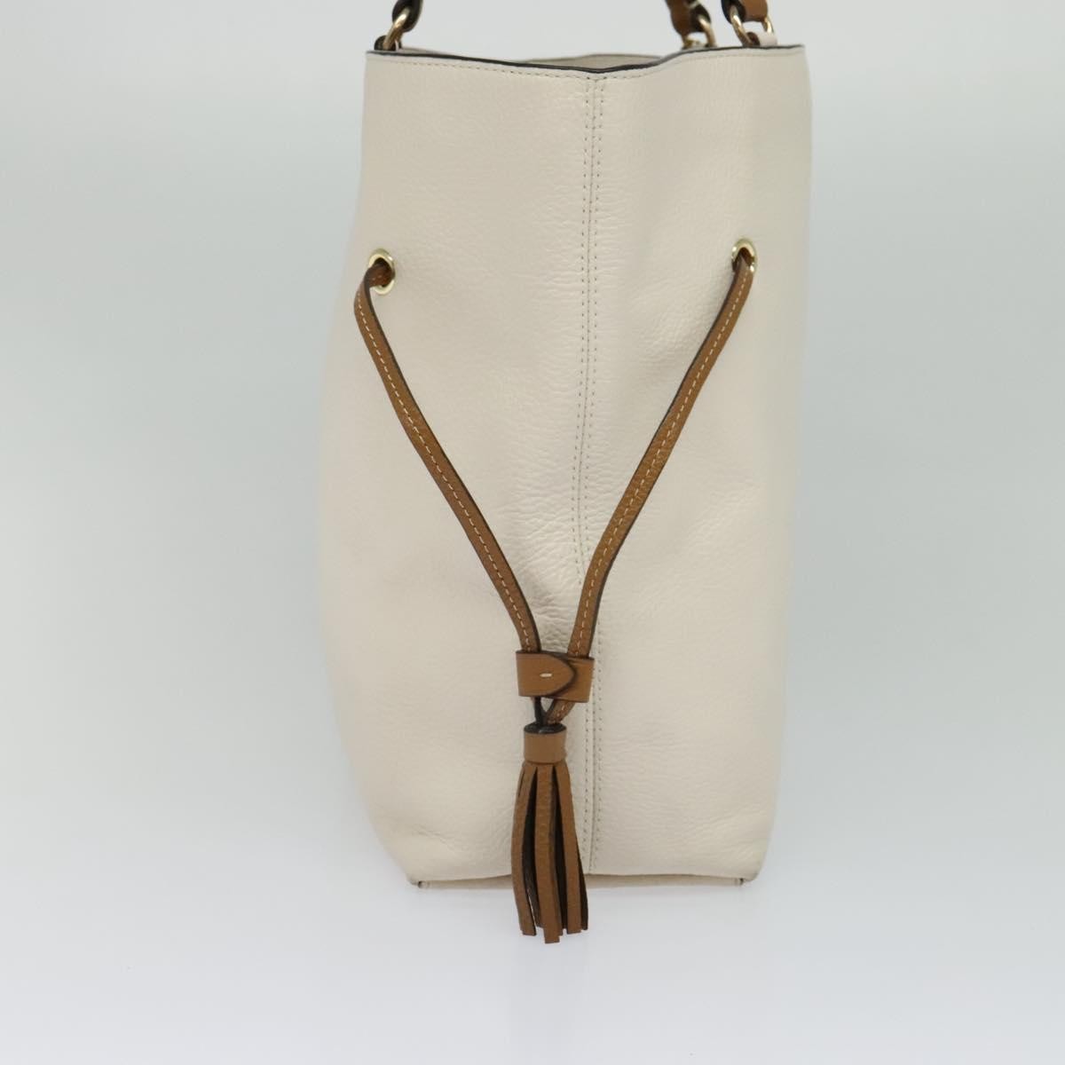 Coach Handbag White Leather Good condition - Inside View