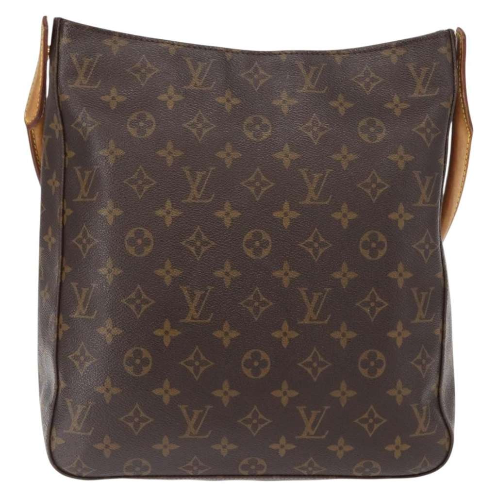 Louis Vuitton Looping Handbag Brown Canvas Fair condition - Back View