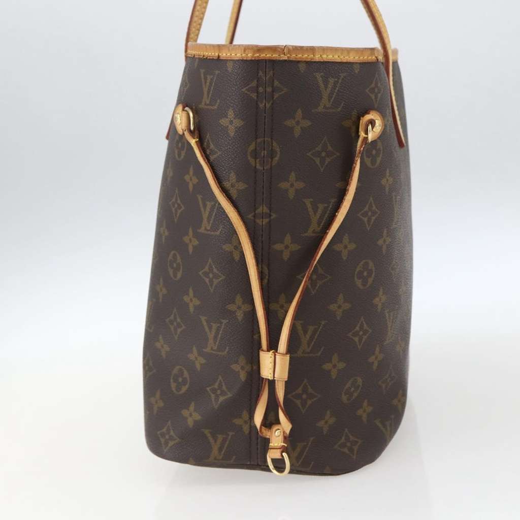 Louis Vuitton Neverfull Tote Brown Canvas Fair condition - Model View