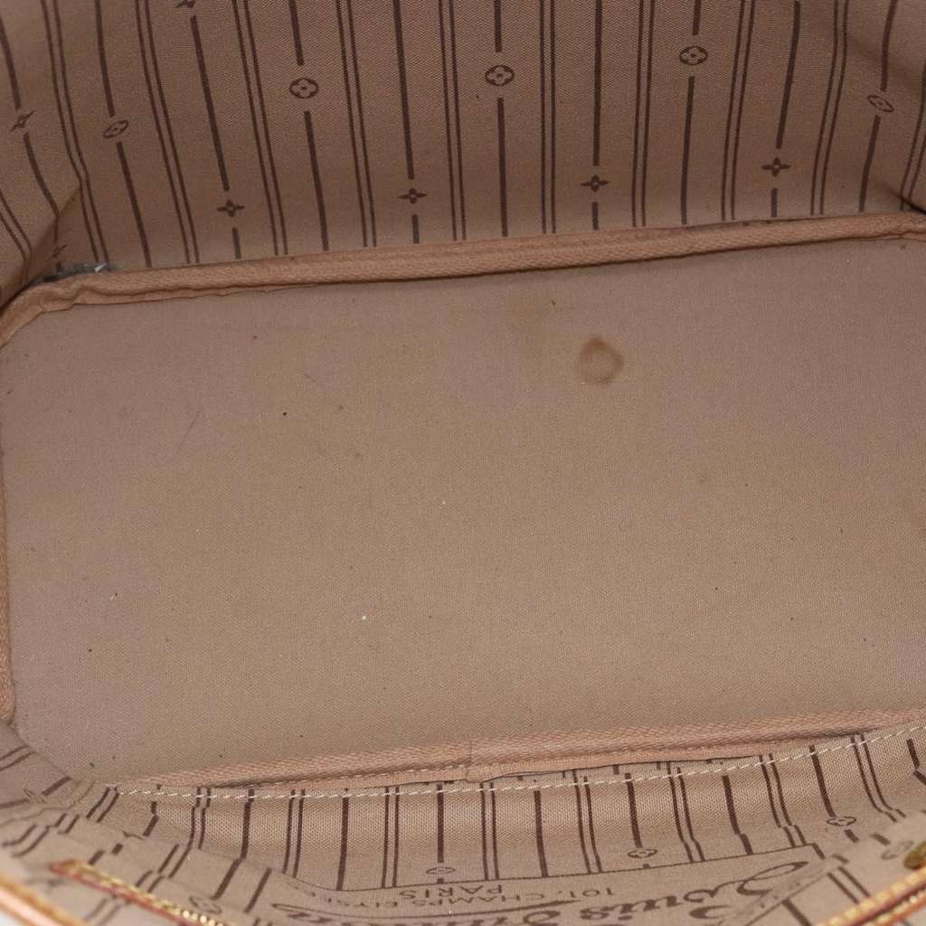 Louis Vuitton Neverfull Tote Brown Canvas Fair condition - Box View