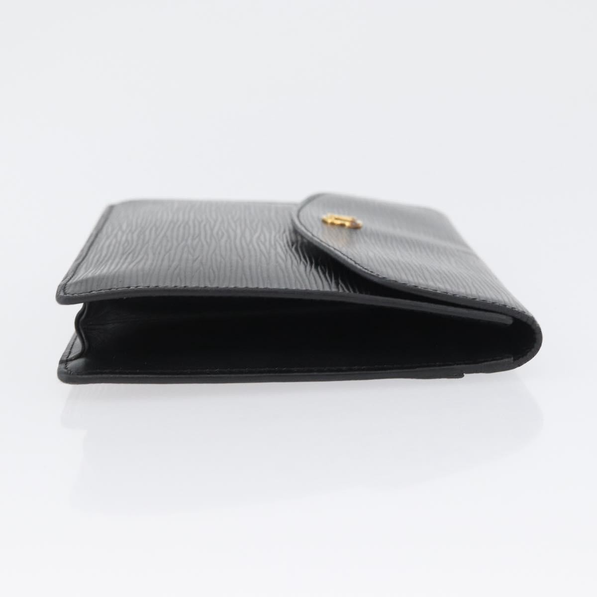 Louis Vuitton Vintage Montaigne Clutch Black Leather Good condition - Inside View