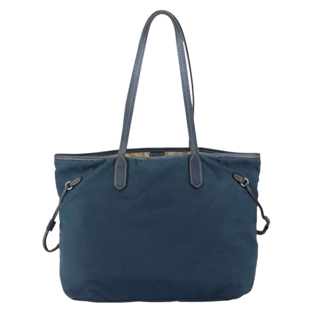 Prada Vintage Tote Navy Fair condition - Back View