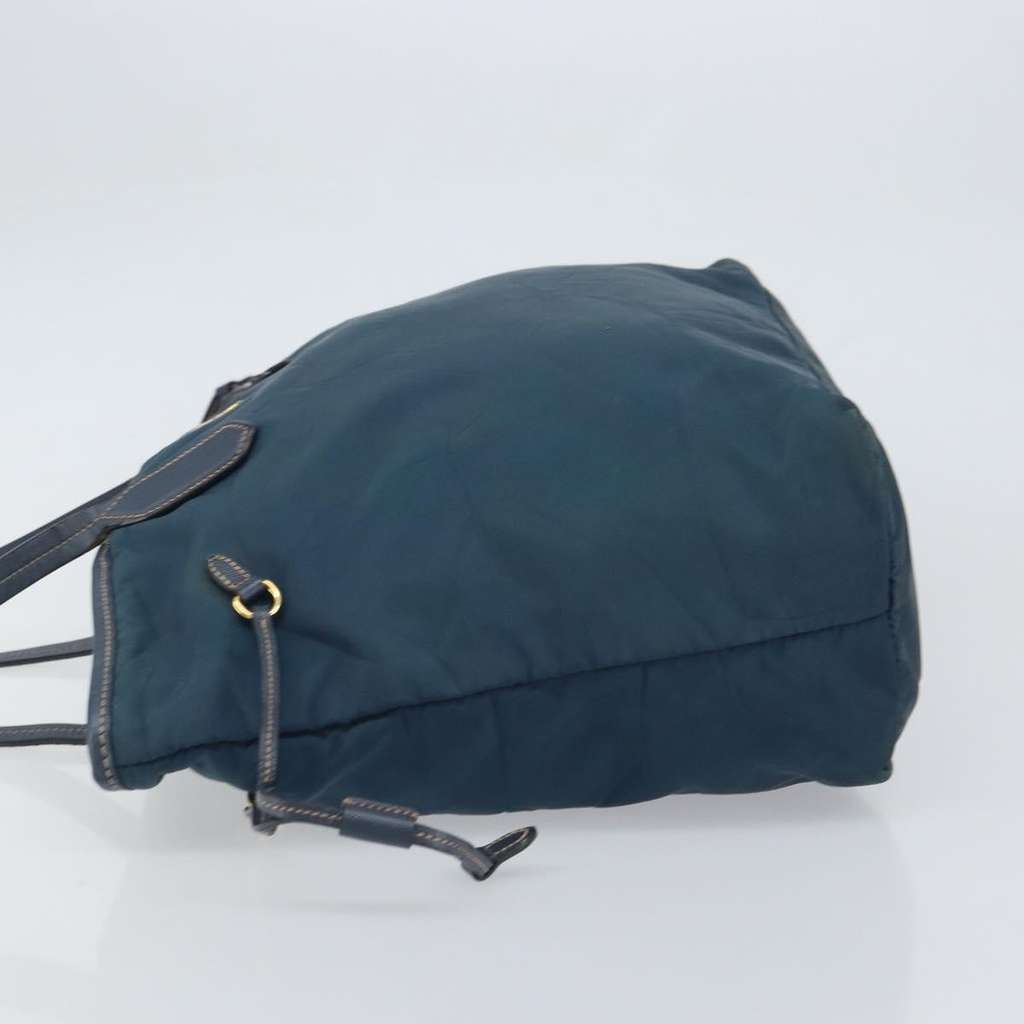 Prada Vintage Tote Navy Fair condition - Model View