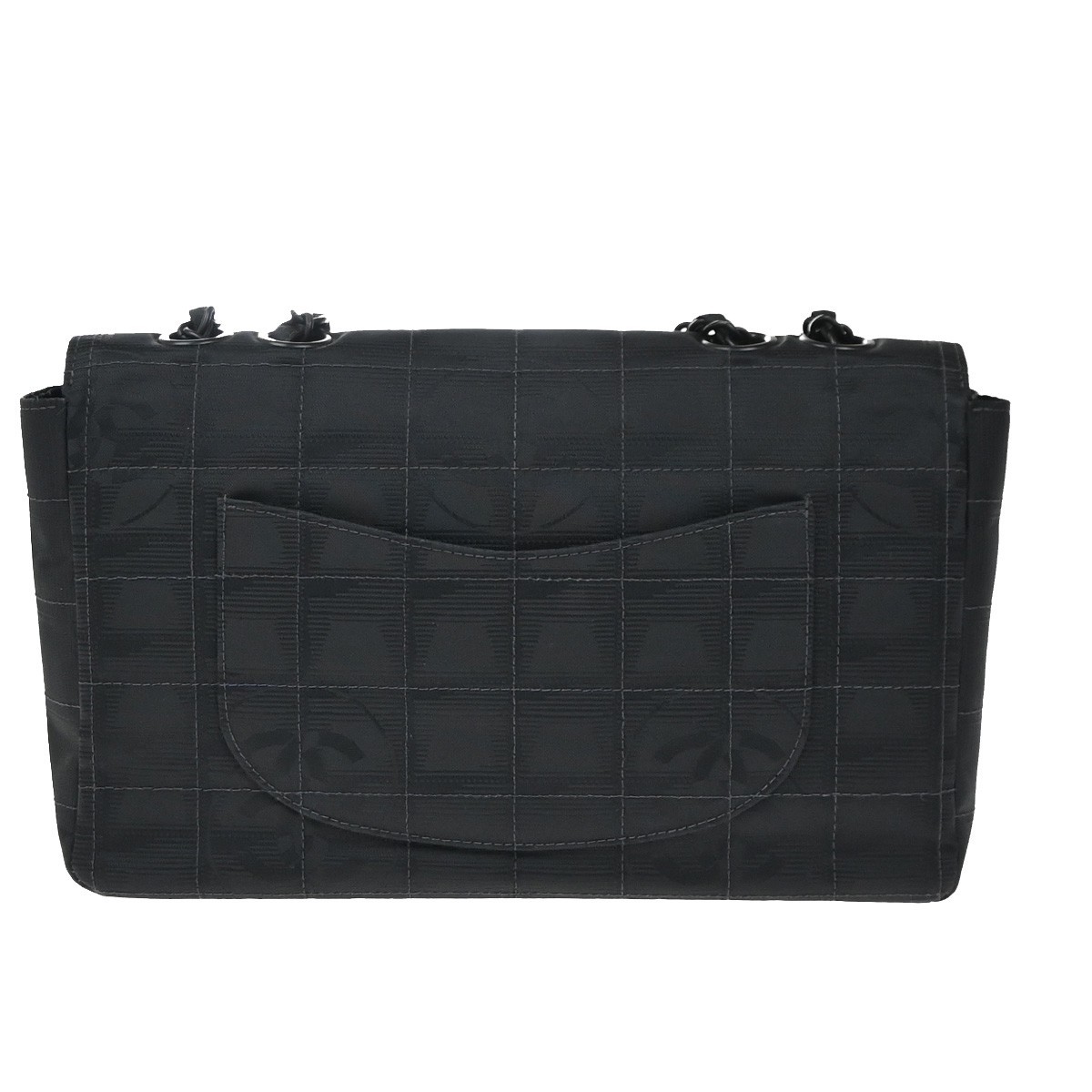 Chanel Travel Line Flap Bag Black Good condition - Back View