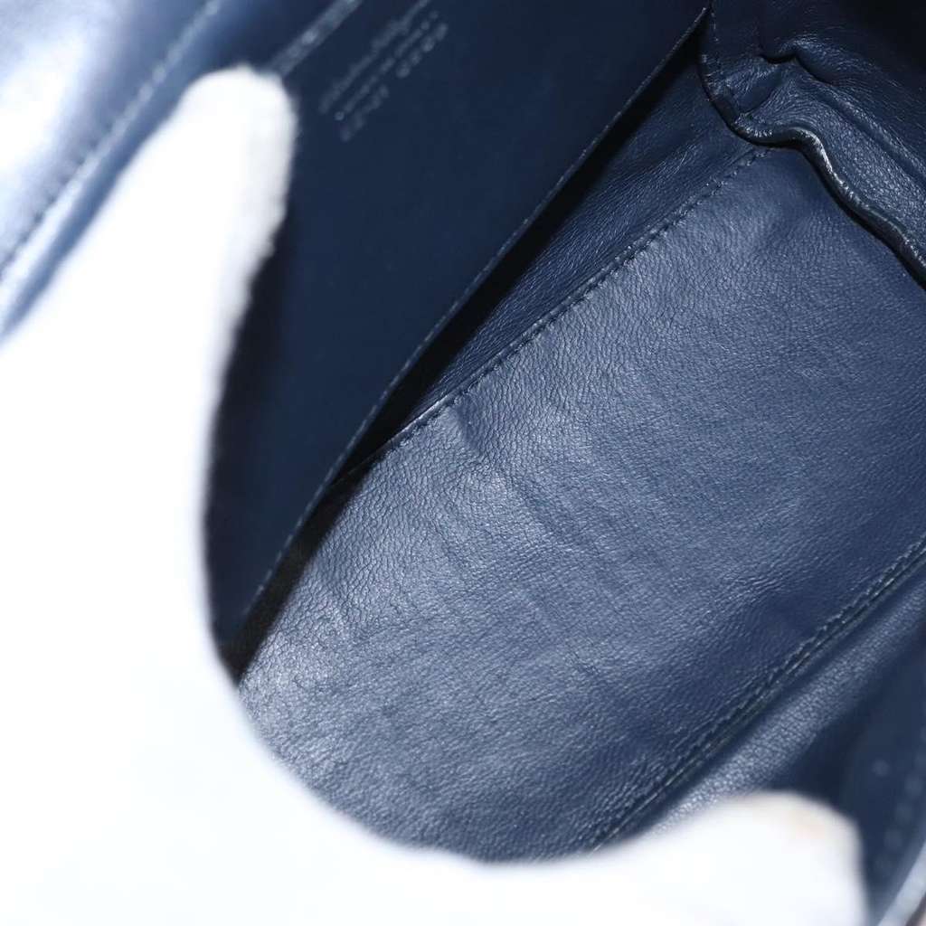 Salvatore Ferragamo Vala Handbag Navy Good condition - Box View