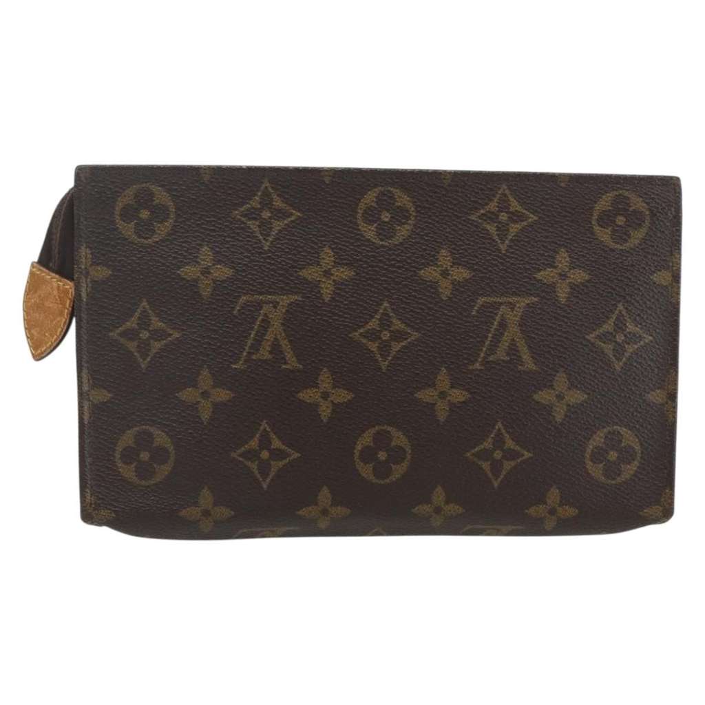 Louis Vuitton Toiletry Pouch Brown Canvas Fair condition - Back View