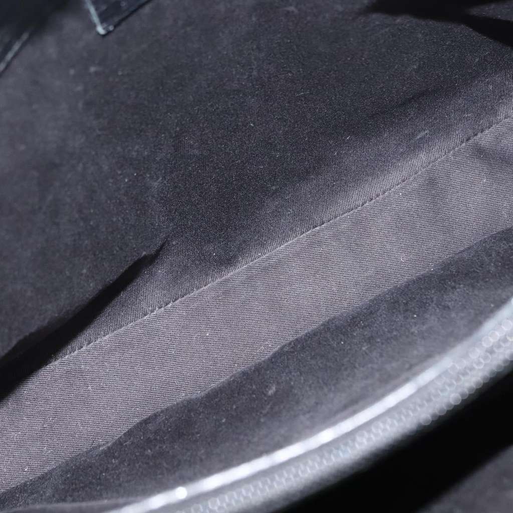 Gucci Vintage Bamboo Handle Bag Black Canvas Good condition - Box View