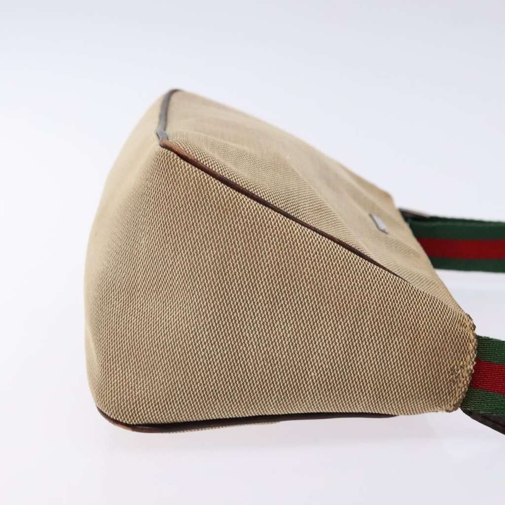 Gucci Sherry line pouch Beige Canvas Good condition - Inside View