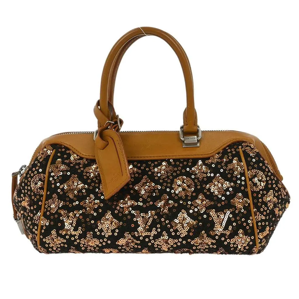 Louis Vuitton Baby Speedy Bag Brown Leather Good - Front View