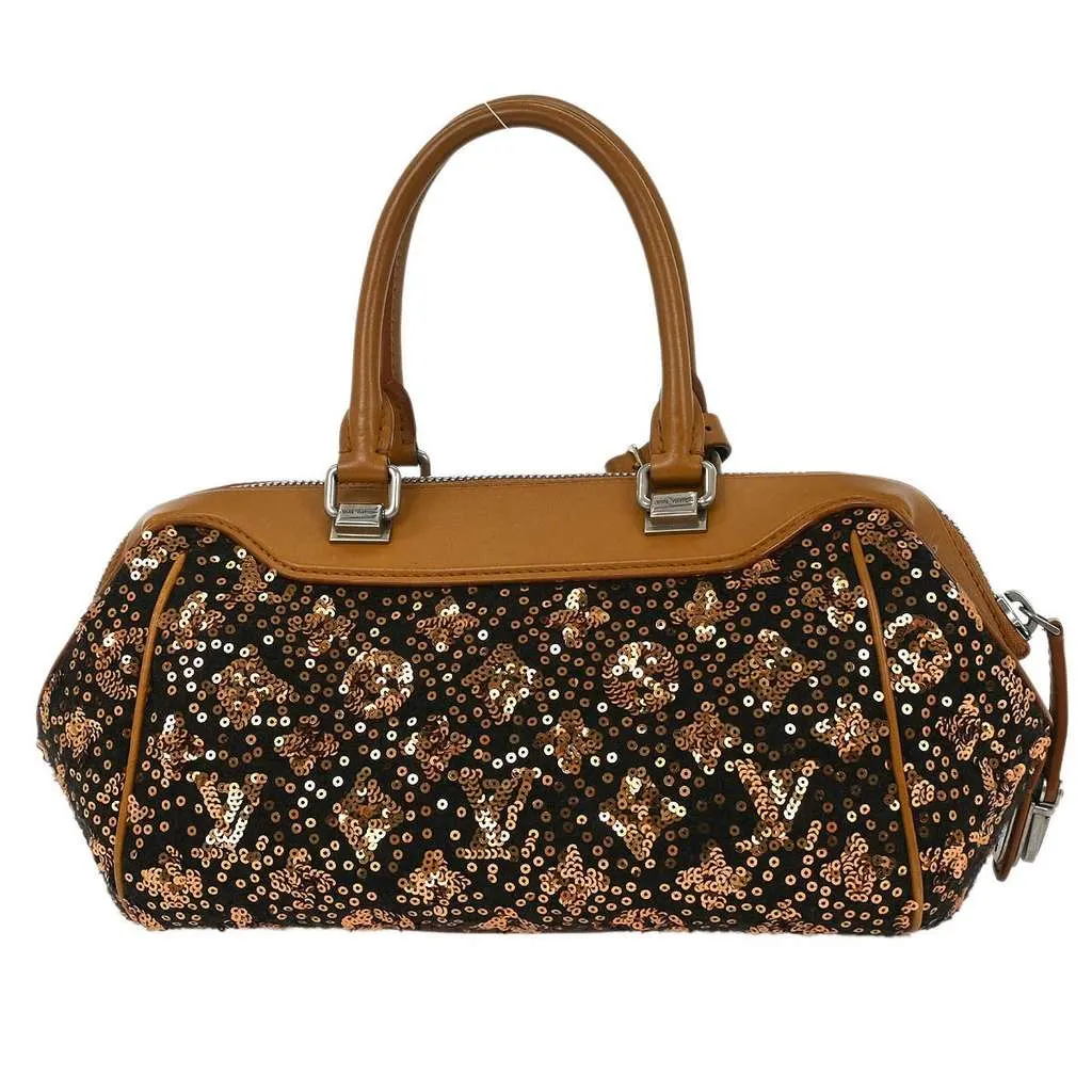 Louis Vuitton Baby Speedy Bag Brown Leather Good - Back View