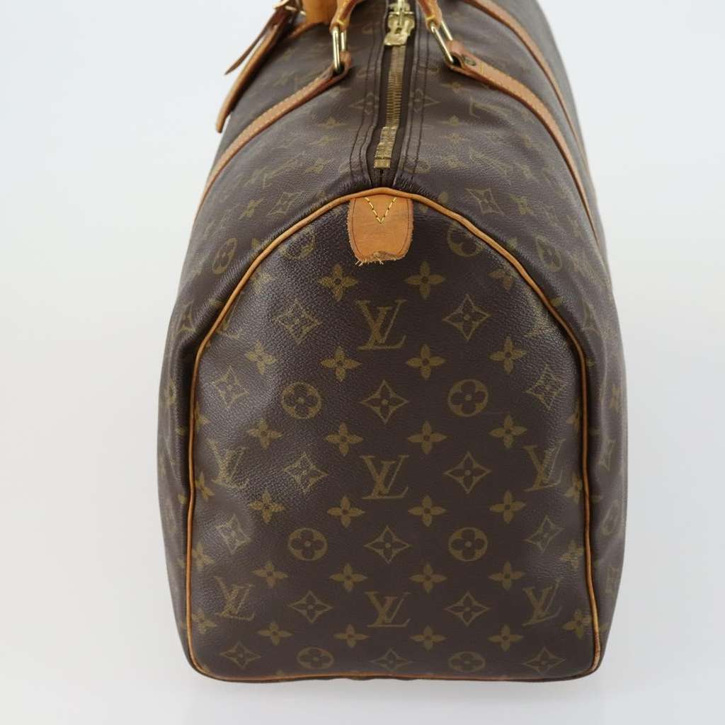 Louis Vuitton Keepall Bag Brown Canvas Fair condition - Inside View