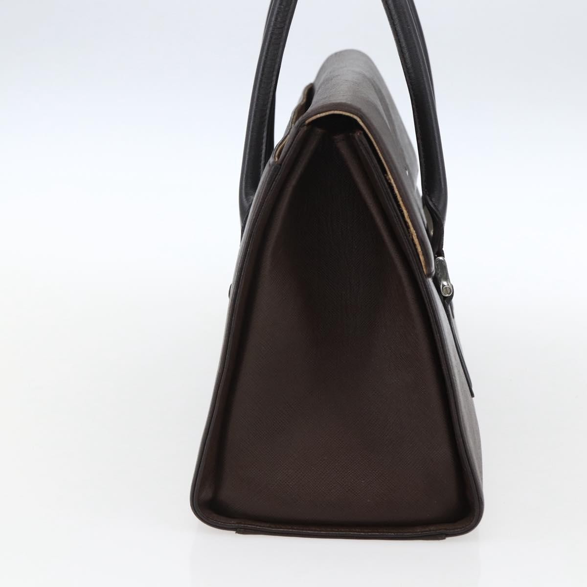 Burberry Vintage Handbag Brown Leather Good condition - Inside View