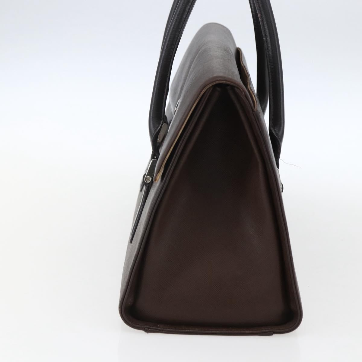 Burberry Vintage Handbag Brown Leather Good condition - Model View