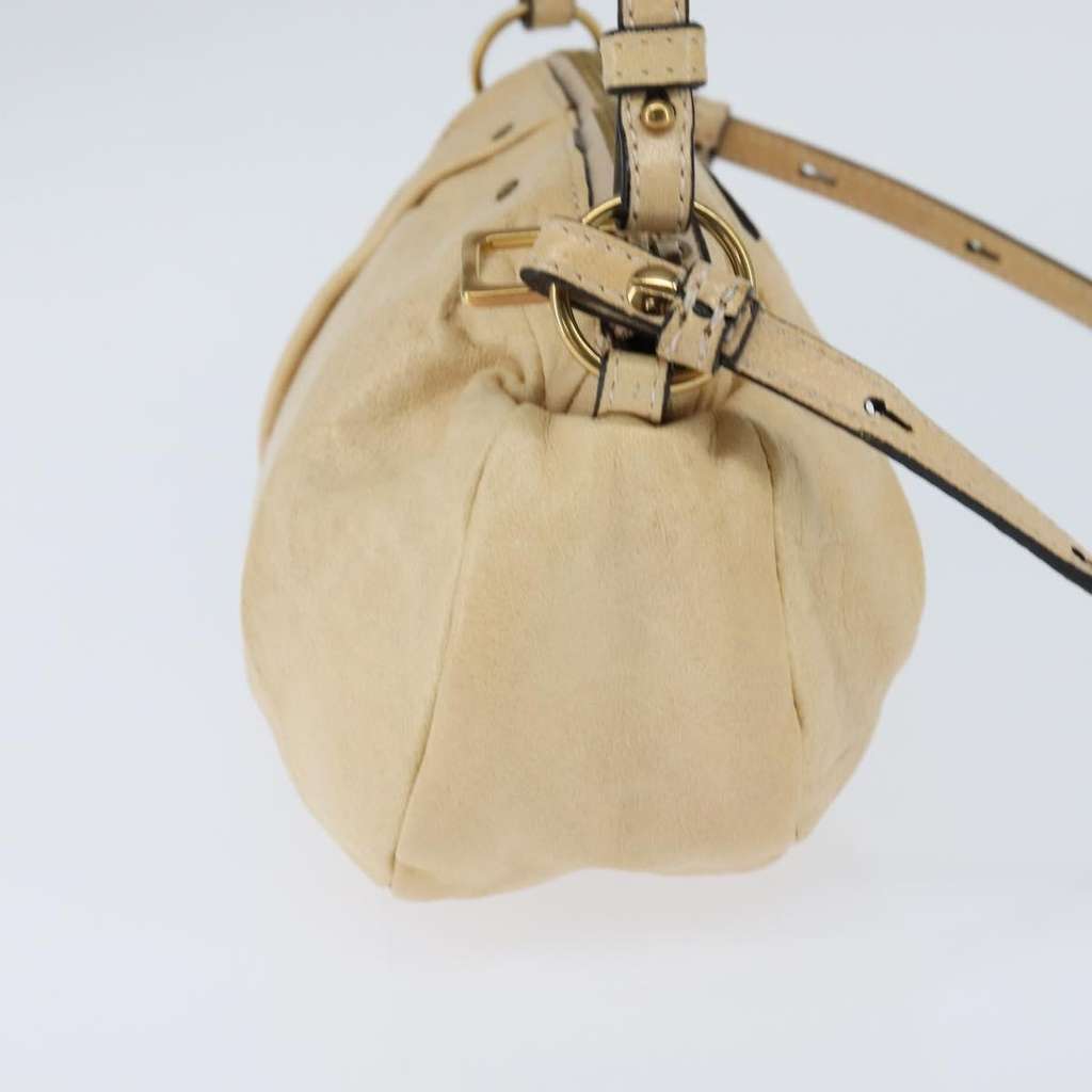 Chloe Vintage Shoulder Bag Beige Leather Good condition - Model View