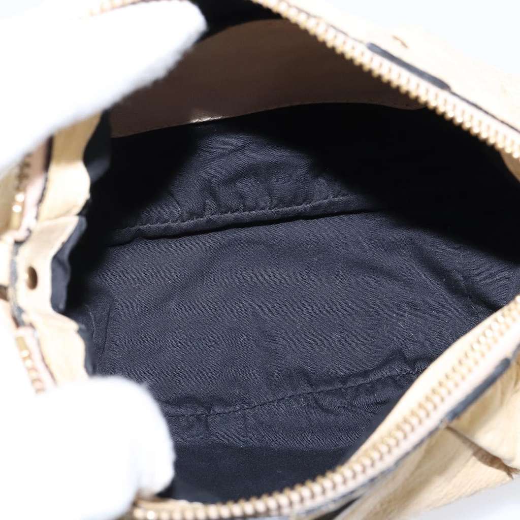 Chloe Vintage Shoulder Bag Beige Leather Good condition - Box View